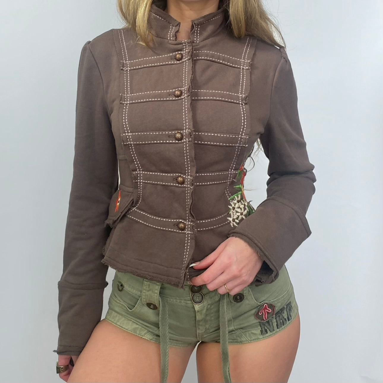 00s Embroidered Captains Jacket