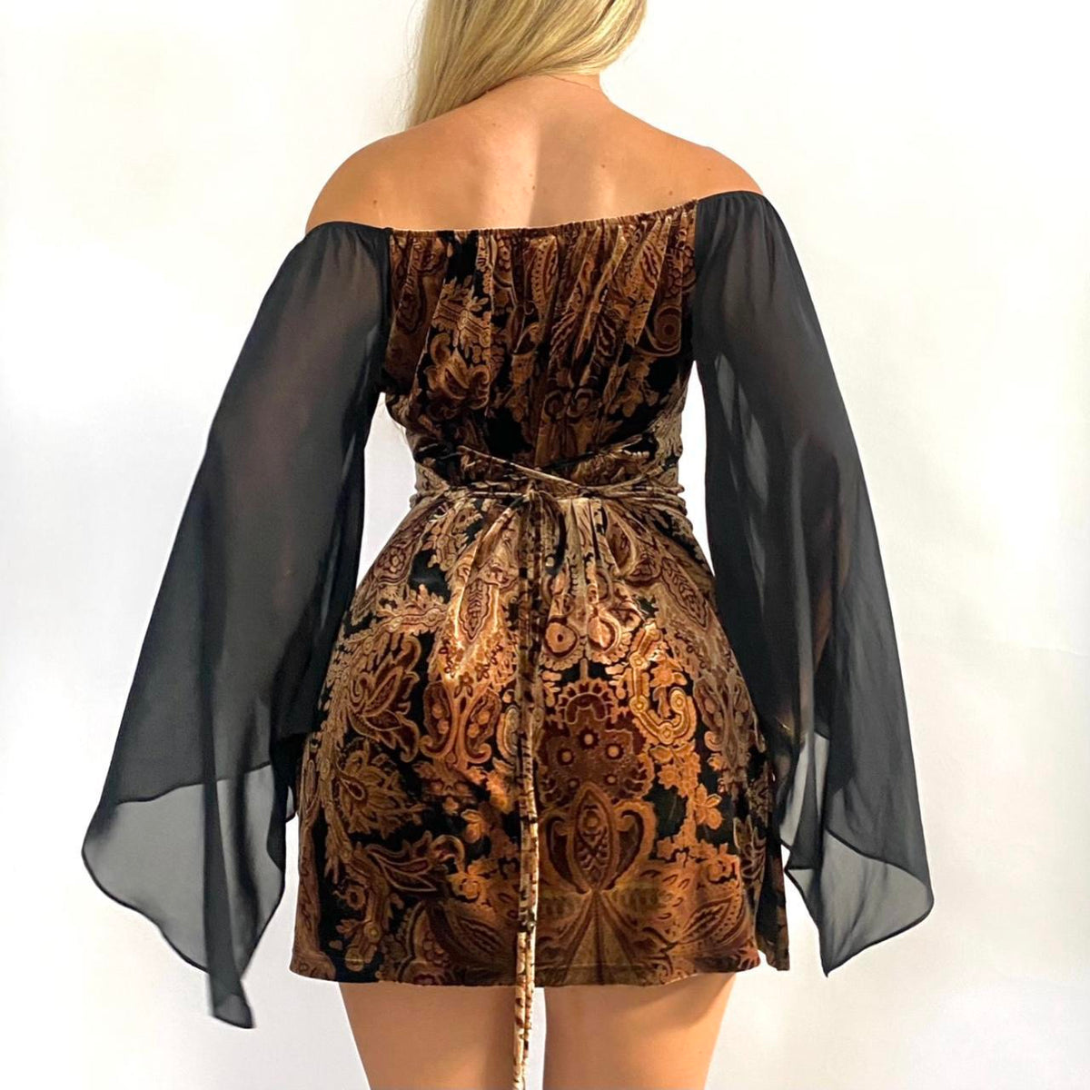 00s Paisley Corset Mini