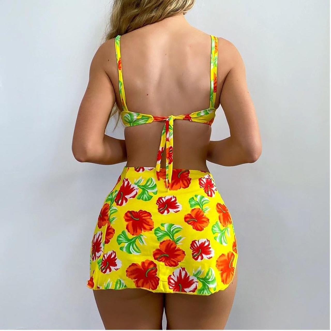 00s Floral Bikini Set