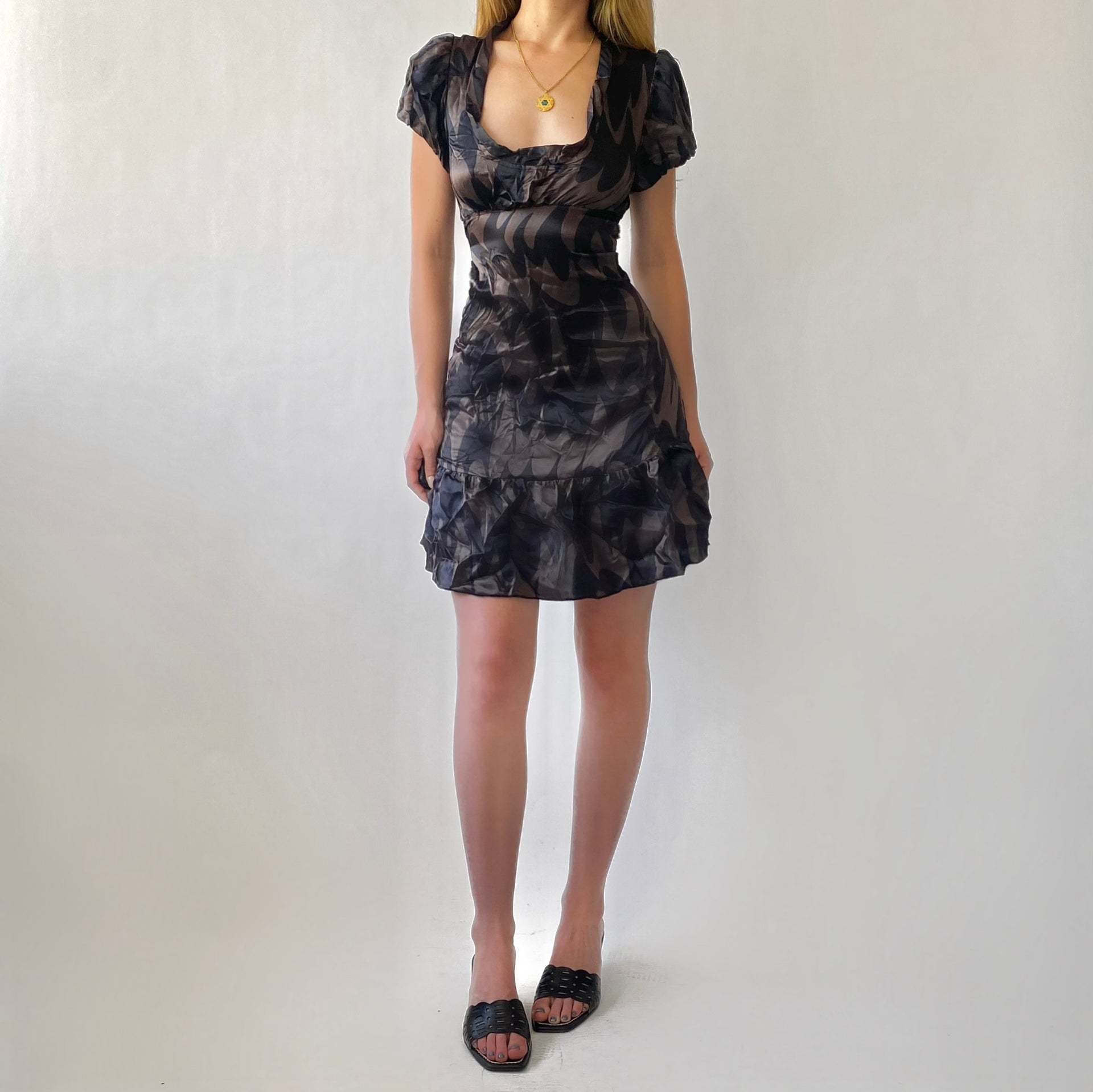 2000s Silk Babydoll Dress  Revailed