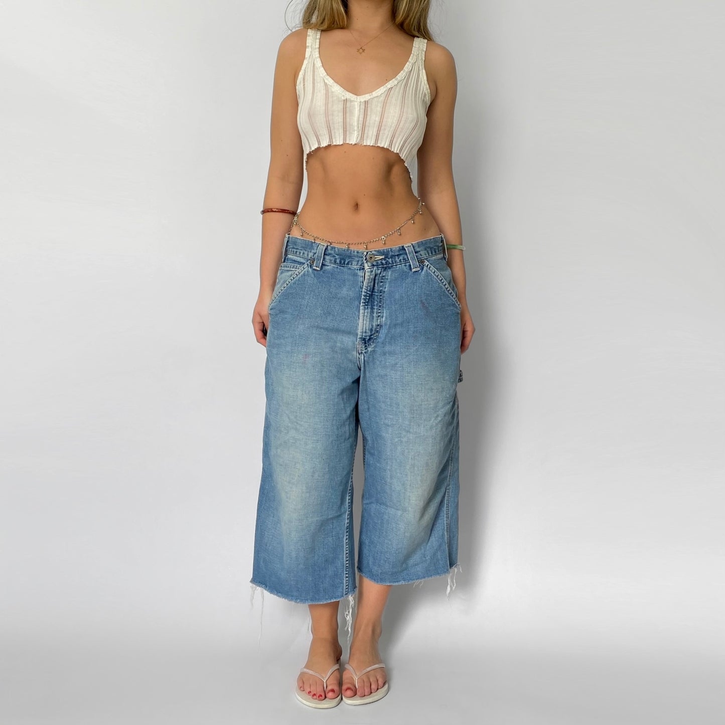 90’s Utility Cutoff Jeans
