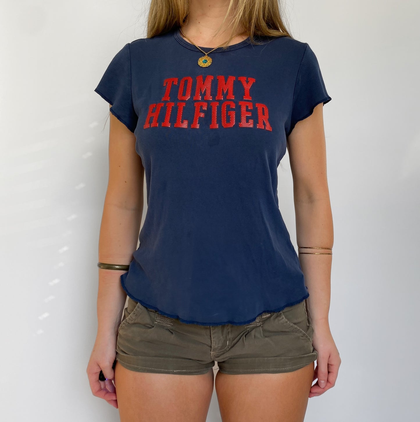 00s Tommy Hilfiger Navy Tee