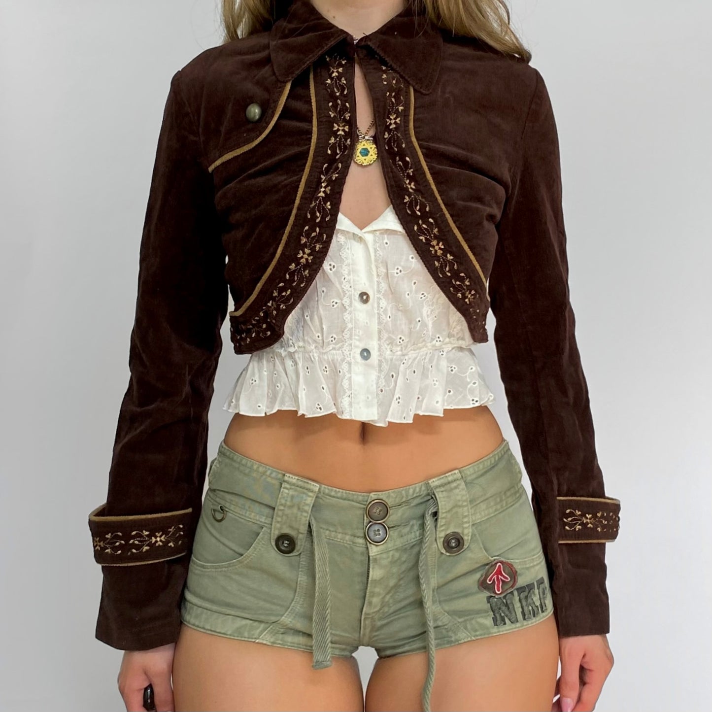 00s Embroidered Jacket
