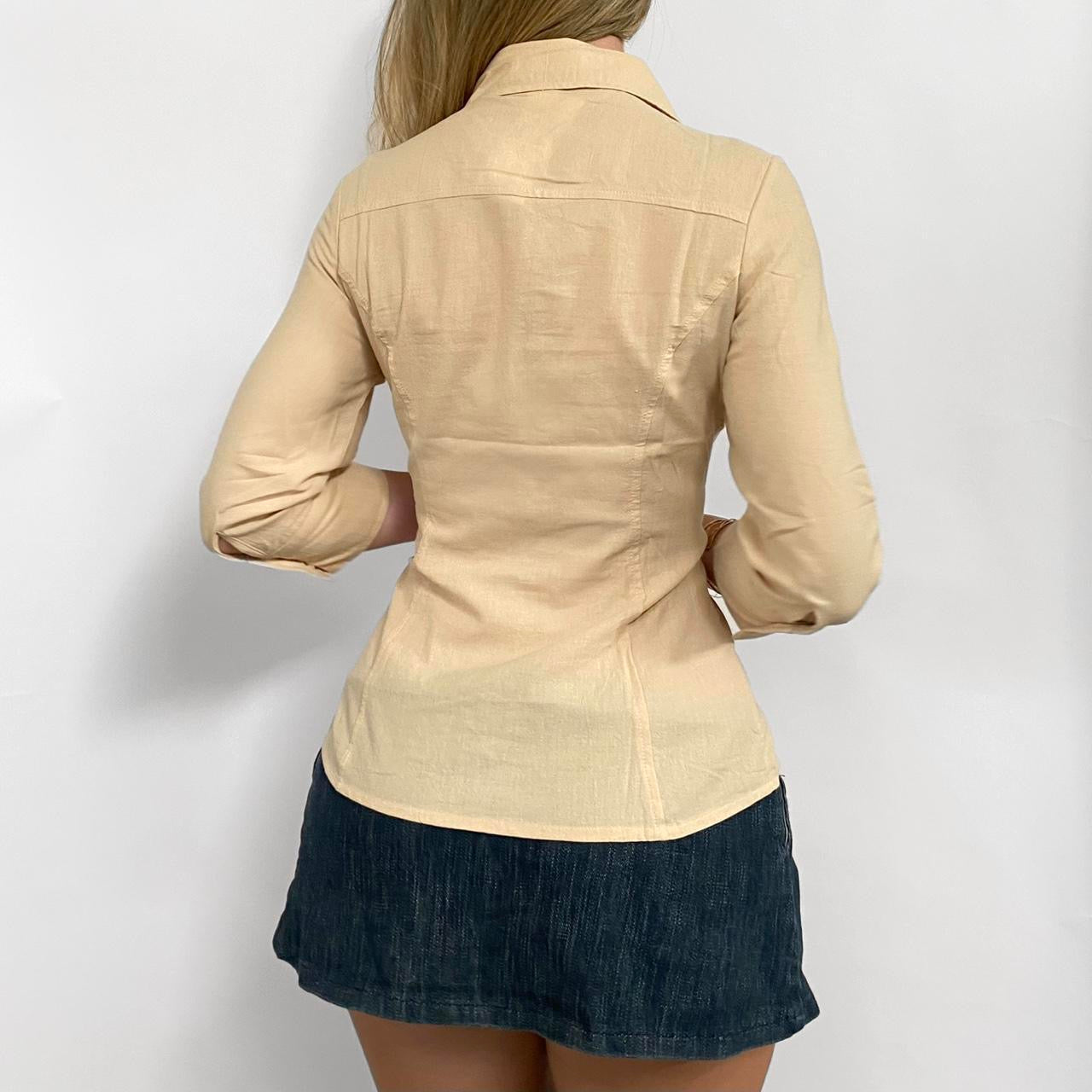 00s Collared Key-hole Top