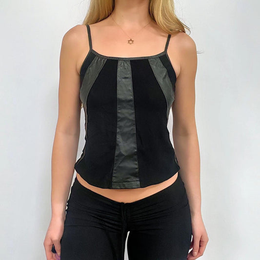 00s Faux Leather Tank