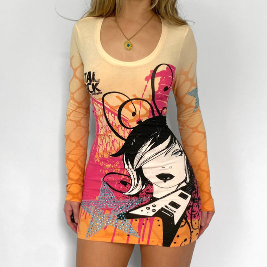 2000s Christian Audigier Rocker Dress