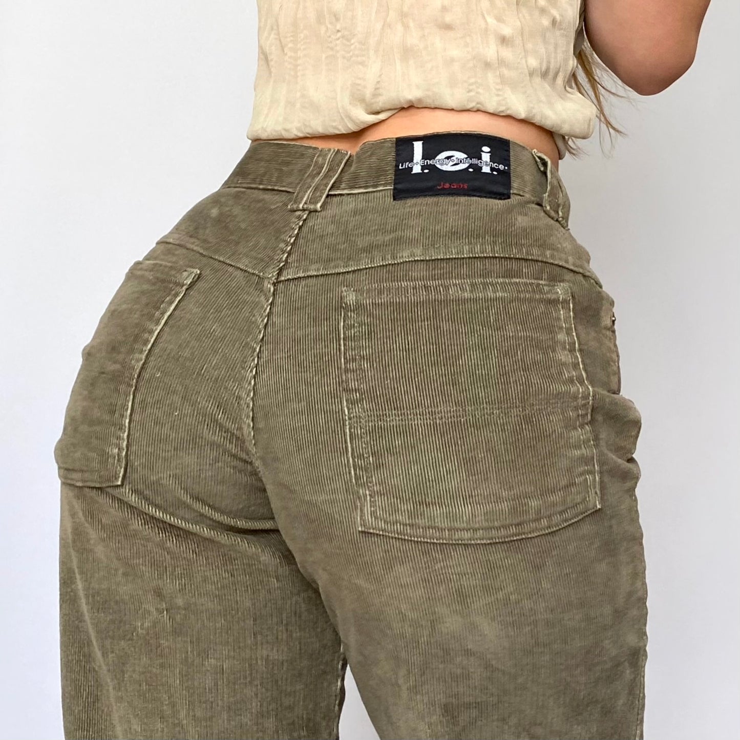 90’s Olive Corduroy Pants