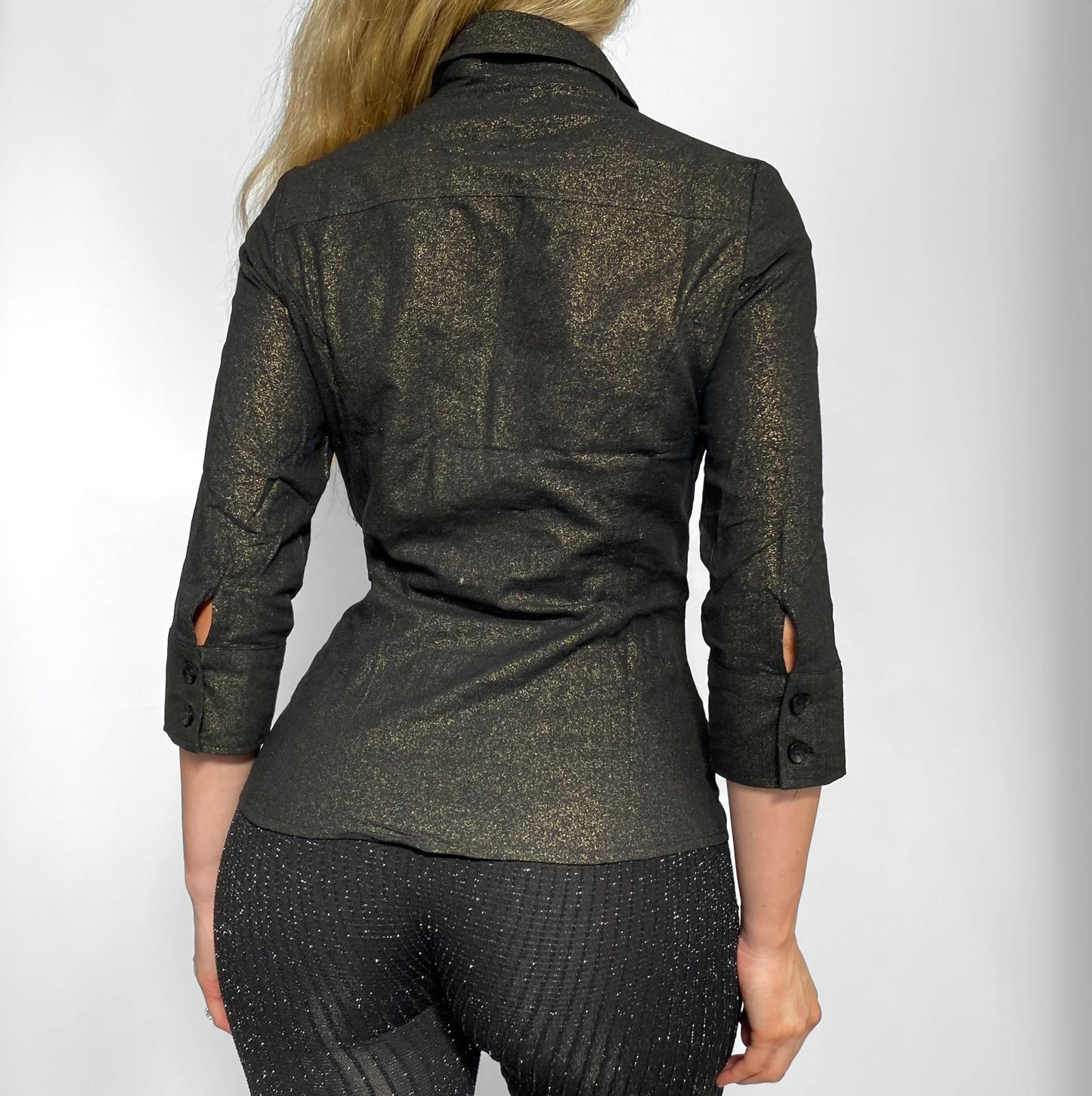 00s Collared Key-hole Top