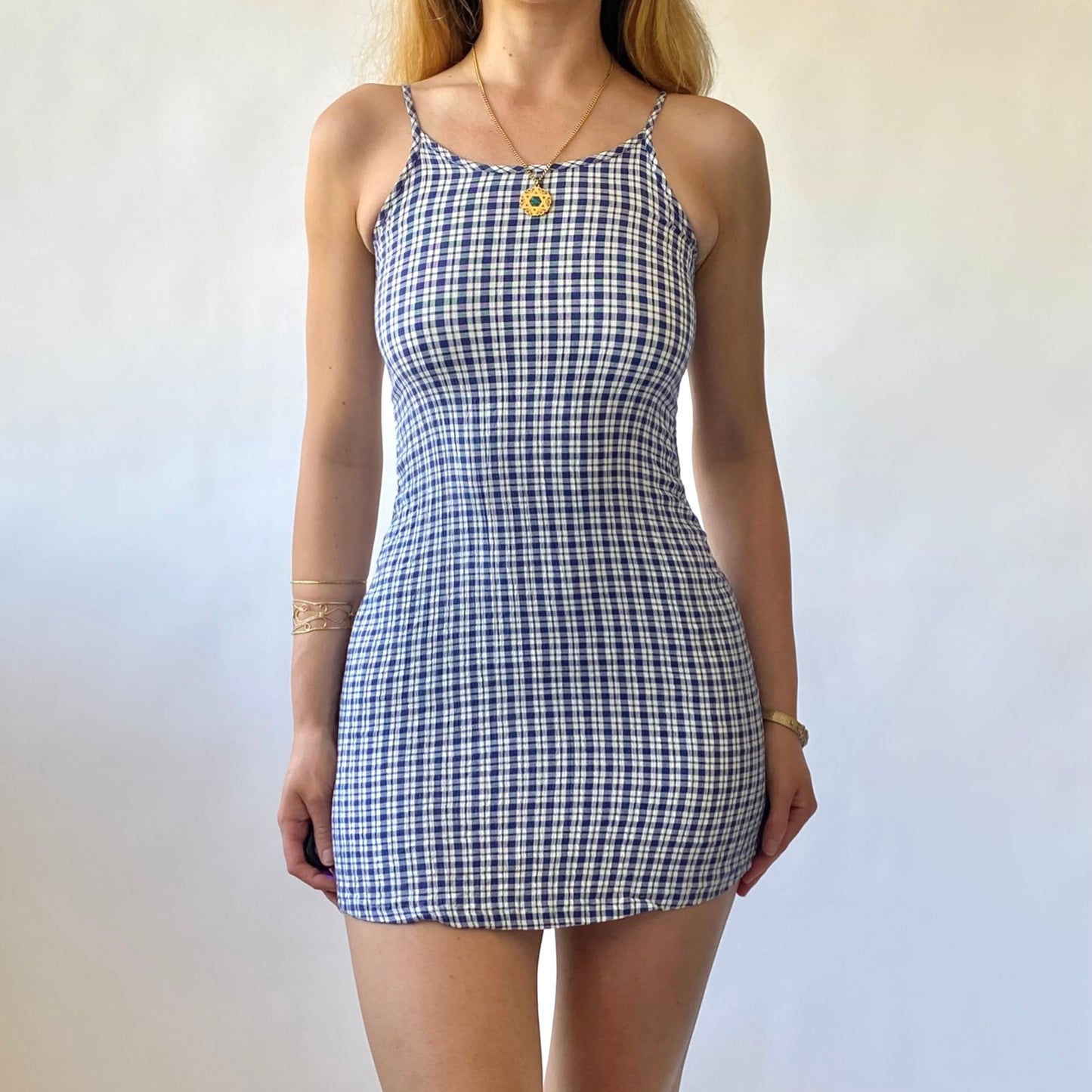 90’s Gingham Mini Dress