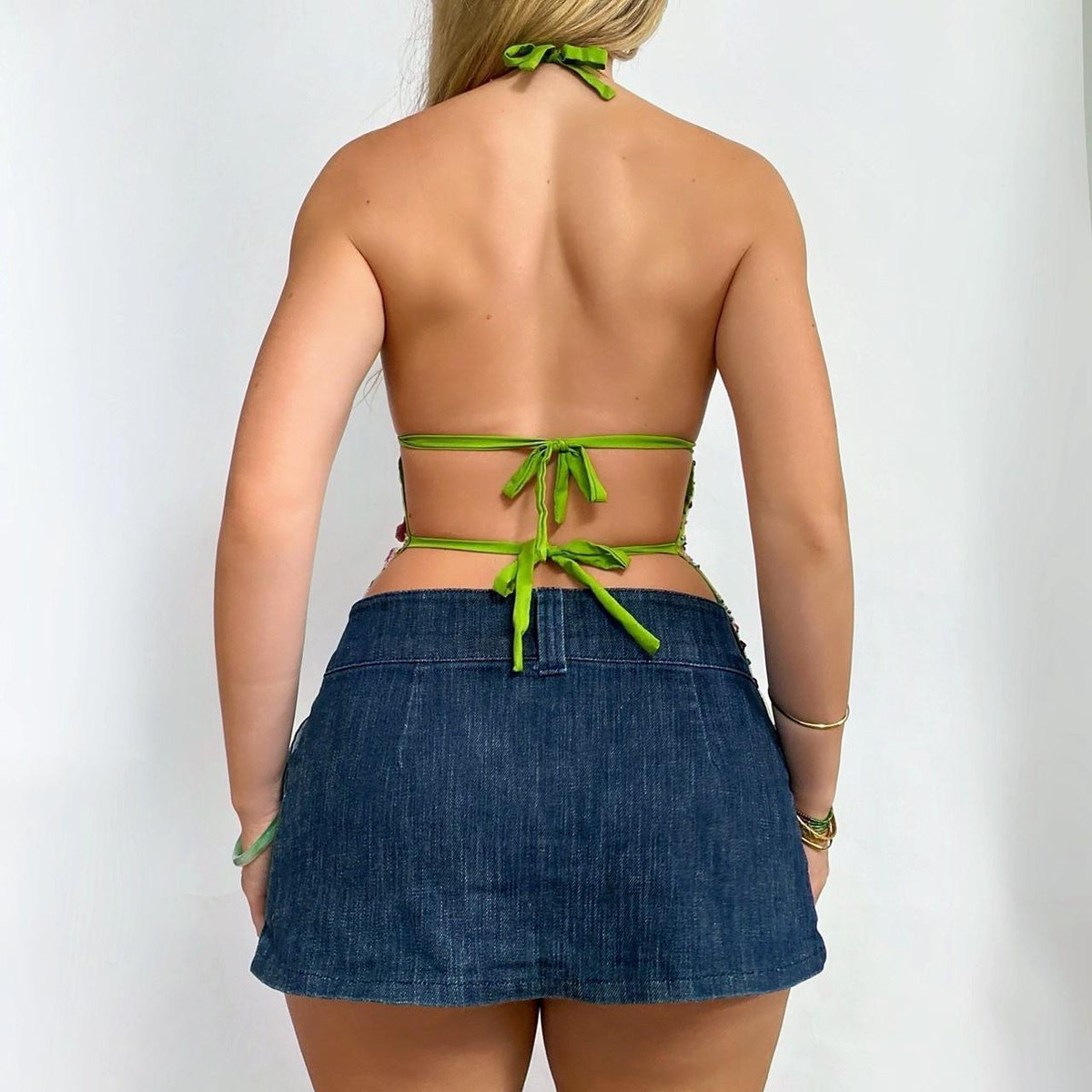 00s Embelished Halter Top