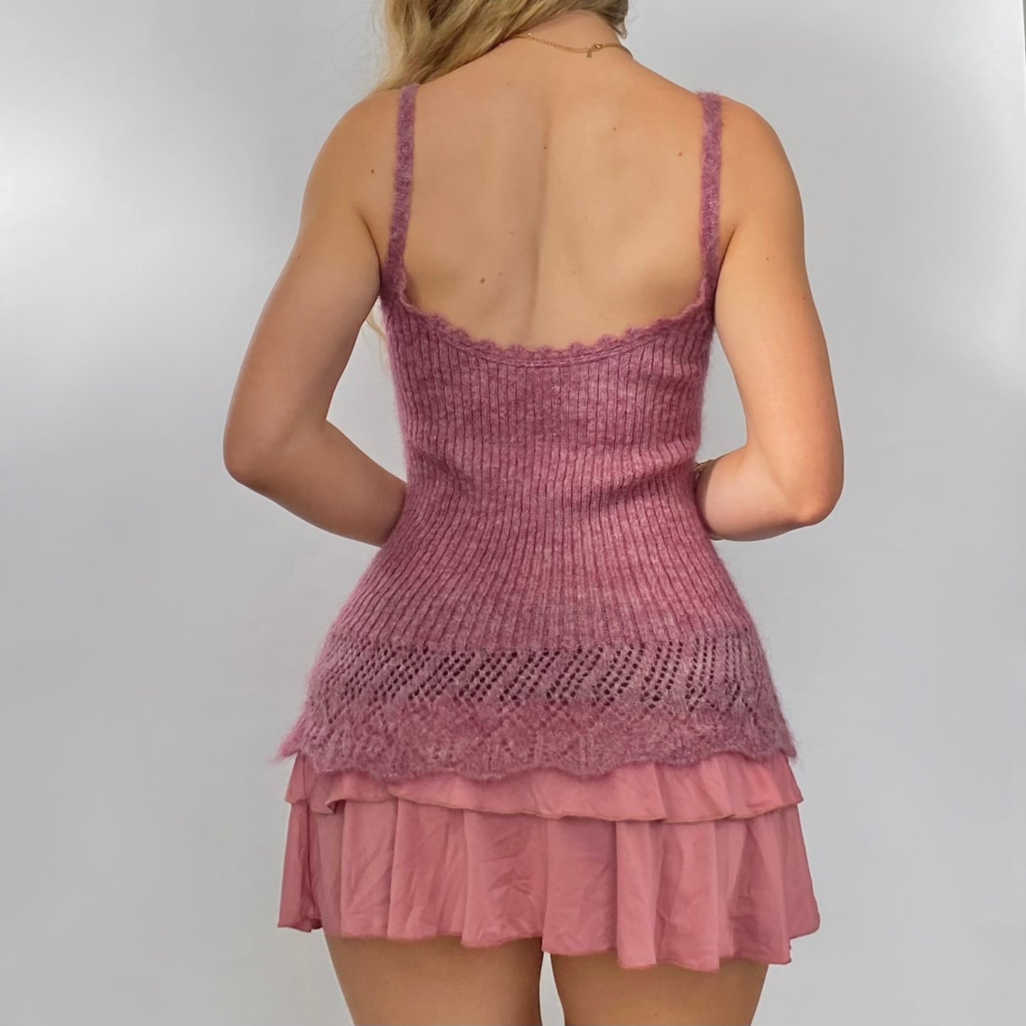 00s Italian Mohair Knit Tank