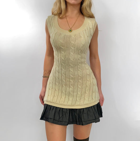 00s Chain Knit Dress