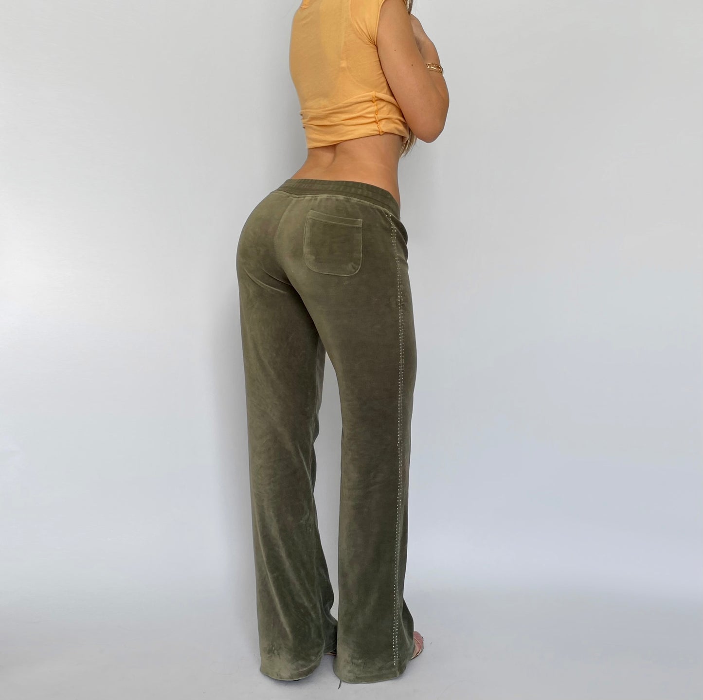 00s BCBG Olive Velour Track Pants