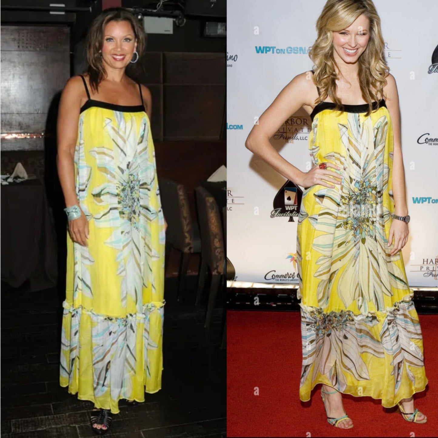 00s Bebe Beaded Silk Dress