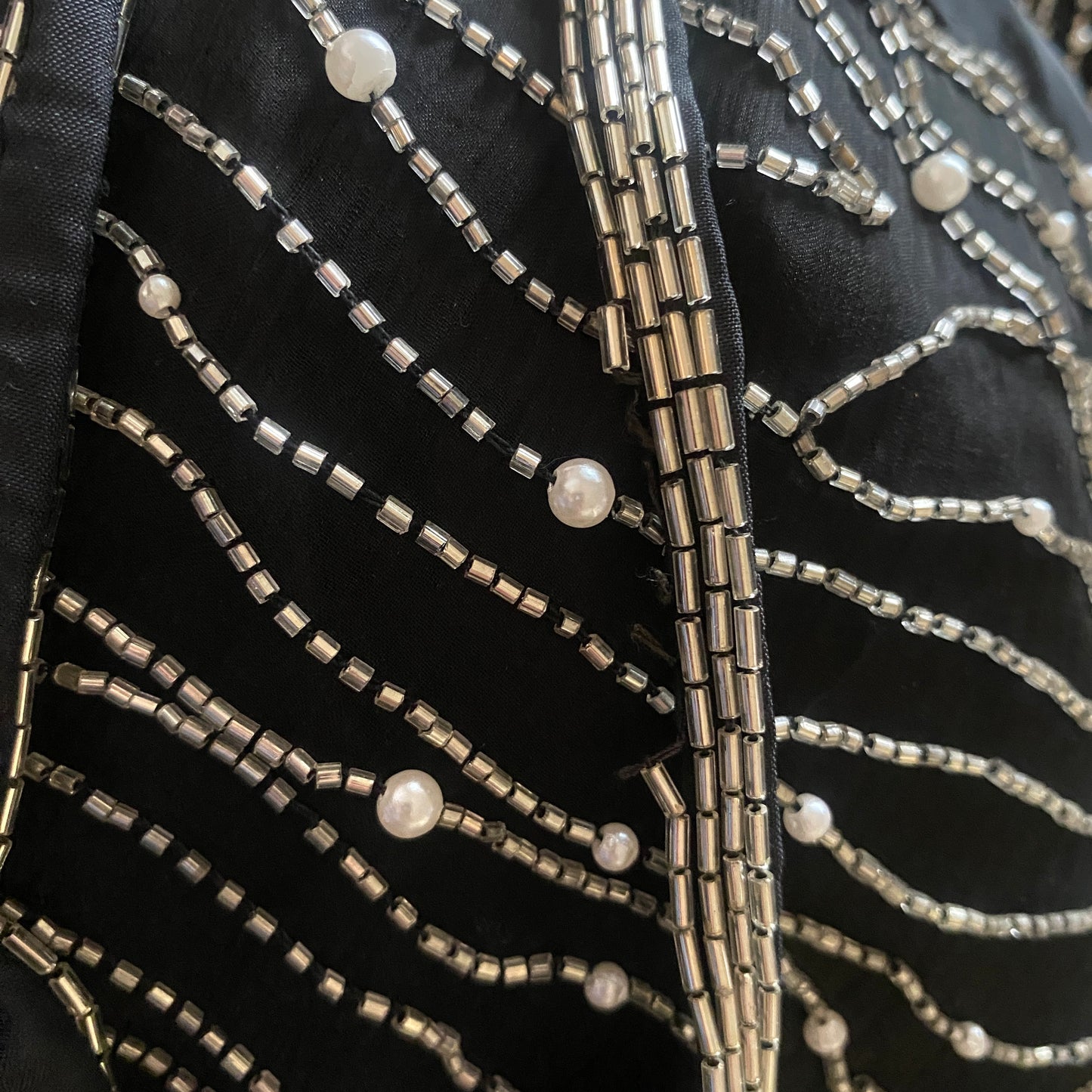 90’s Silk Beaded Gown