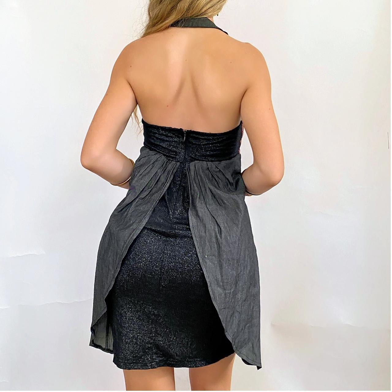 00s Sequin Layered Mini dress