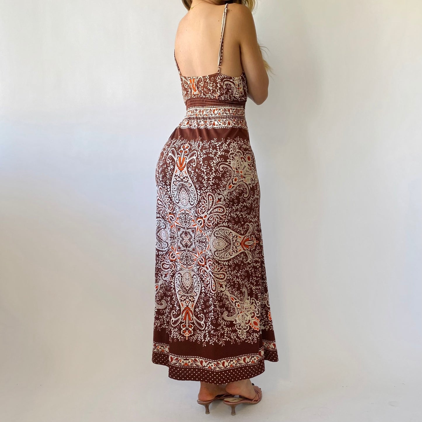 00s Paisley Maxi Dress