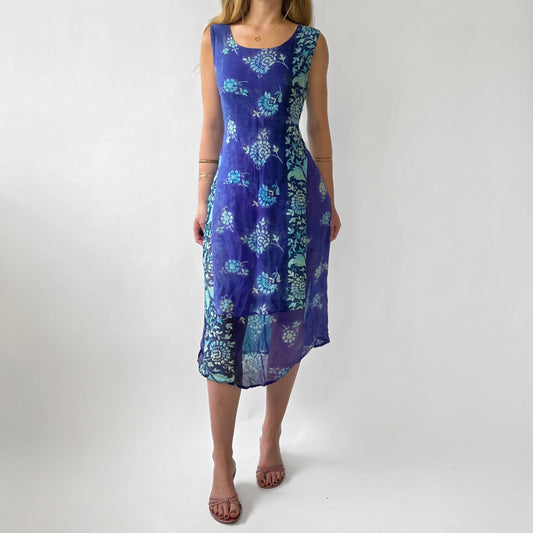 90's Floral Layered Sundress