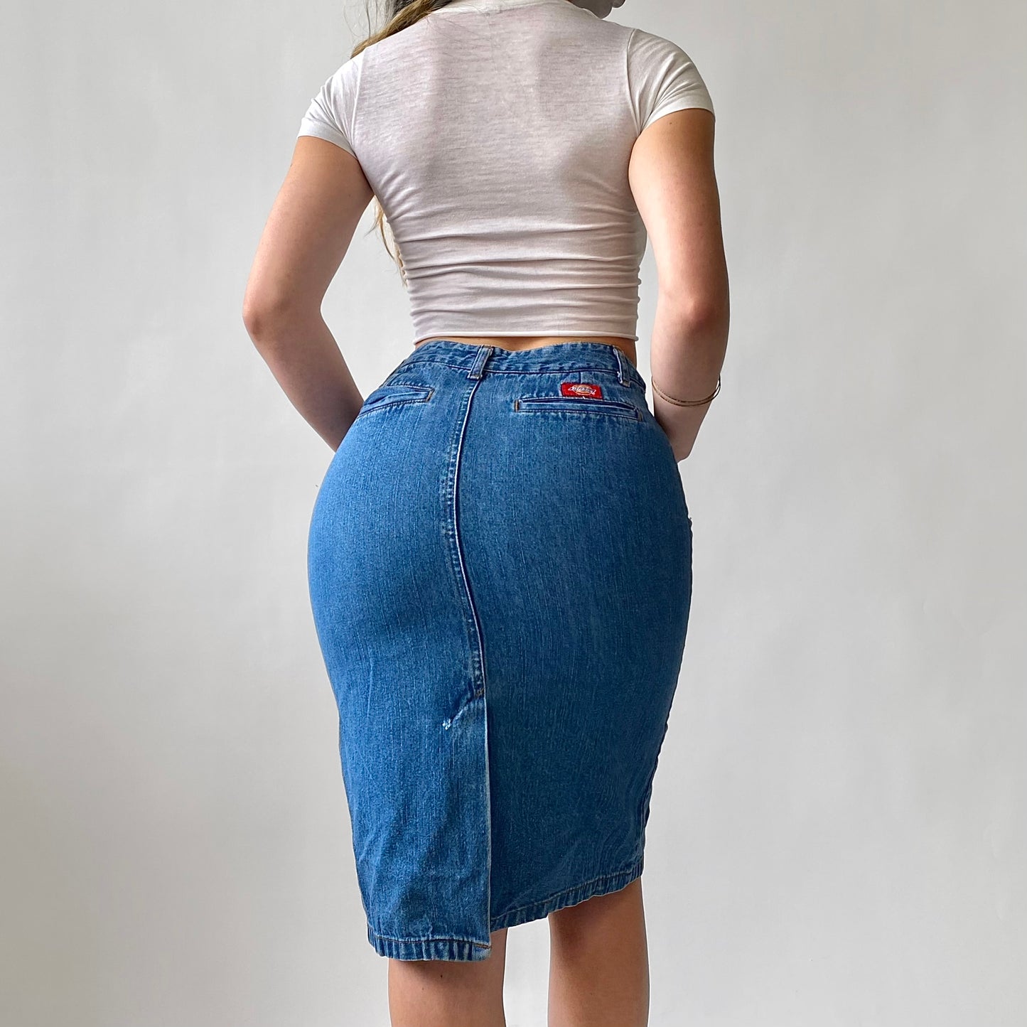 00s Denim Midi Skirt