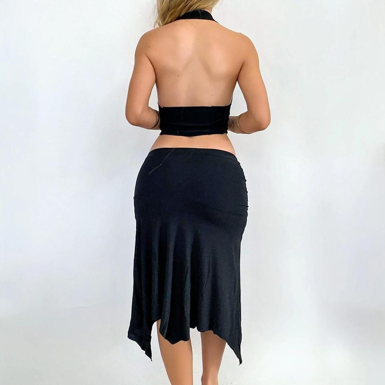 00s Beaded Asymmetrical Skirt