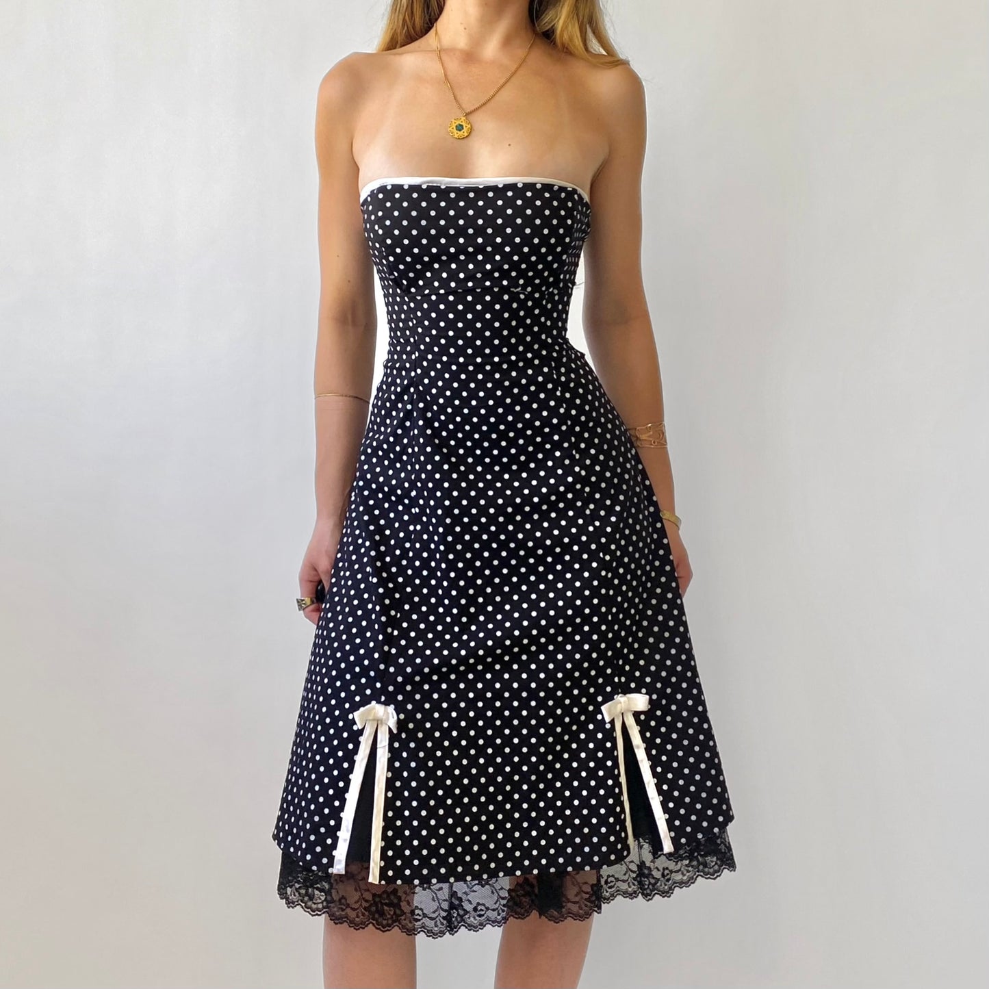 90’s Polka Dot Midi Dress