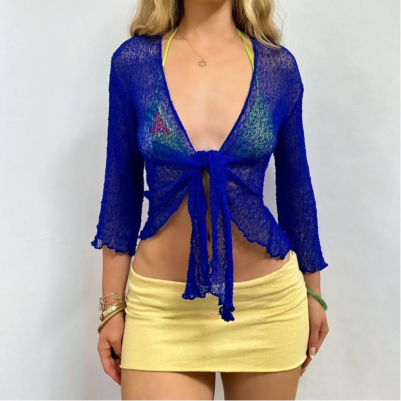00s Front Tie Knit