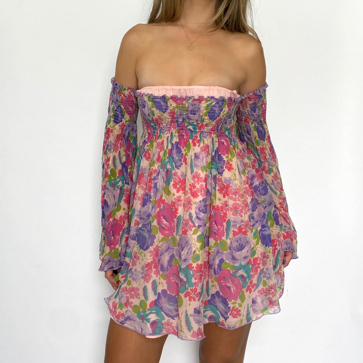 Betsey Johnson Silk Babydoll