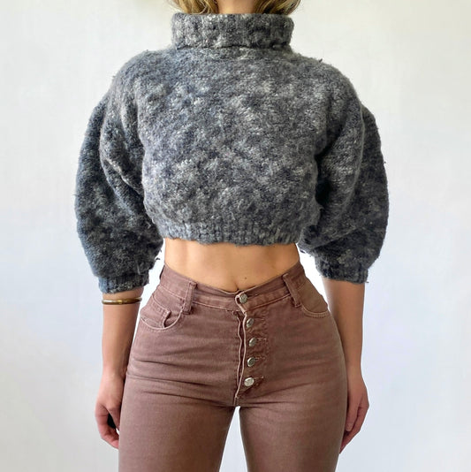 90’s Wool Cropped Sweater