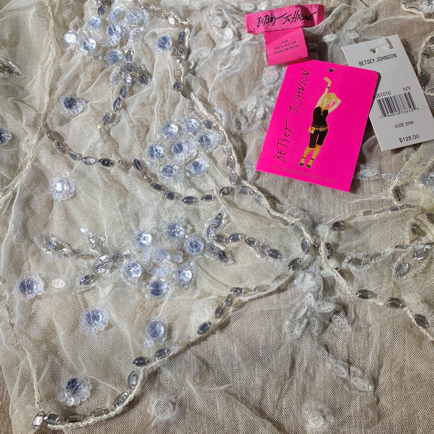 00s Betsey Johnson Beaded Bolero