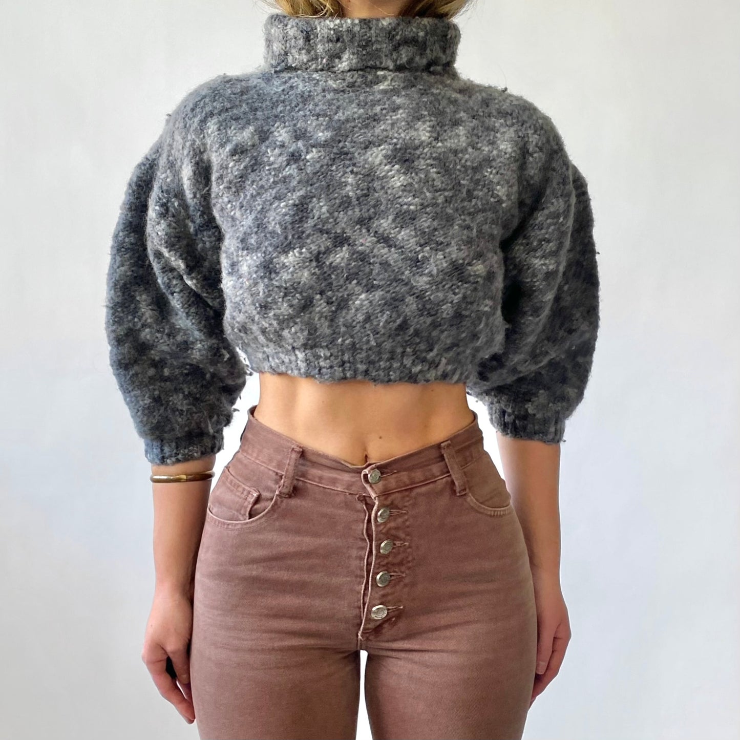 90’s Wool Cropped Sweater