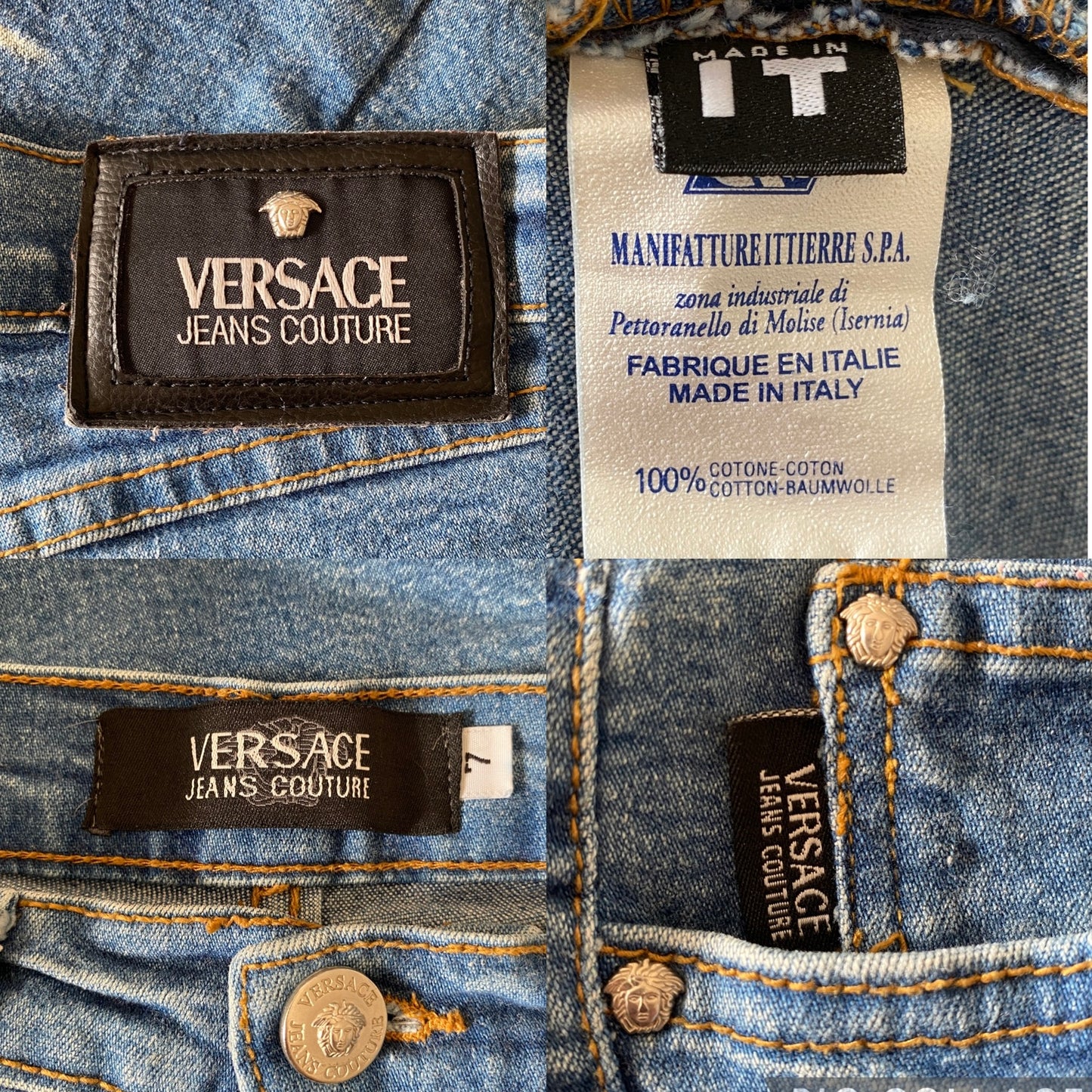 00s Versace Couture Jeans