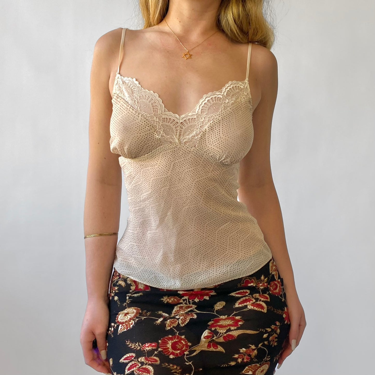 00s Polka Dot Delicate Cami