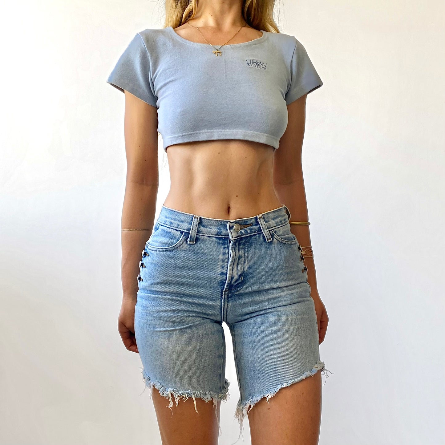 90’s Light Wash Denim Shorts