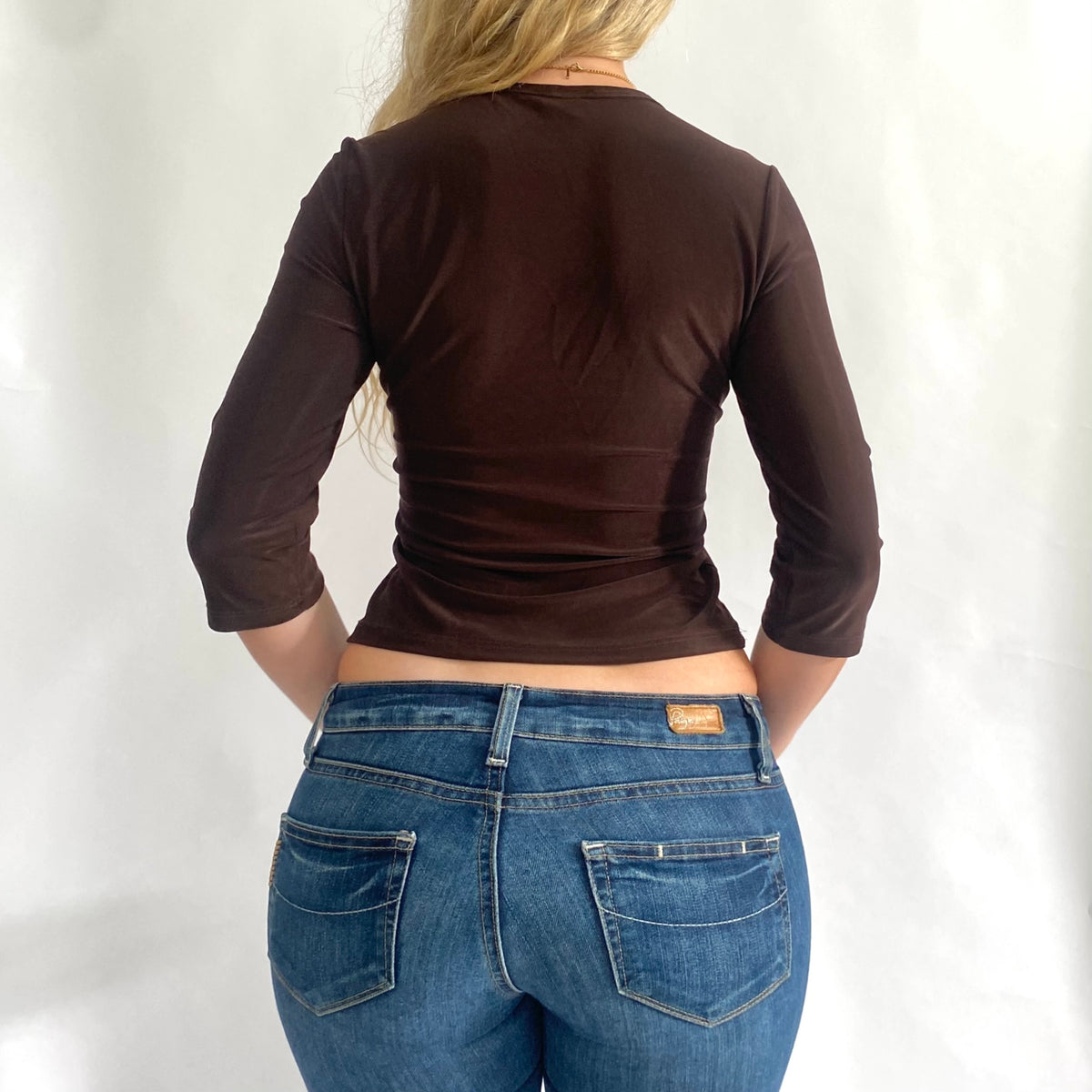 Early 2000s 3/4 sleeve top
